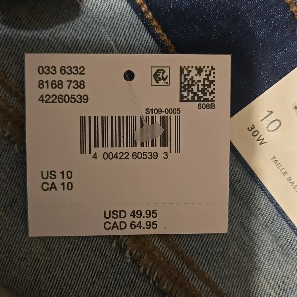 Womens American Eagle Skinny Bermuda Shorts Size 10 NWT - Picture 9 of 9